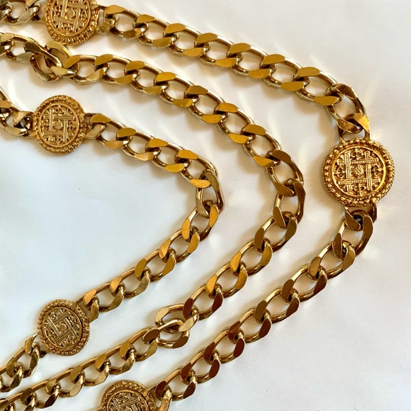 Gold Metal heavy chain Beltz main image 7
